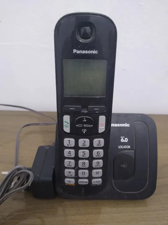 Telefone sem fio Panasonic com identificador de chamadas