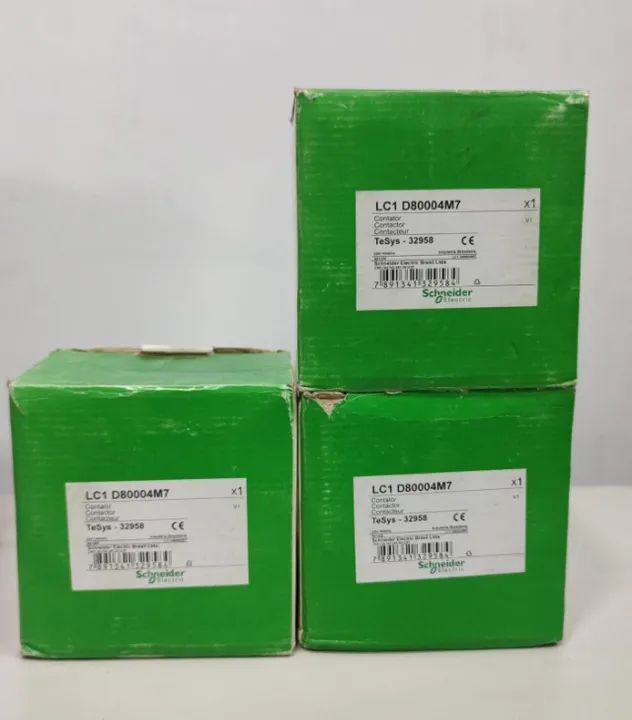 Contator Tetrapolar Schneider 125A 220w modelo LC1 D80004m7 - Foto 2