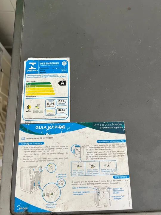Máquina de Lavar e Secar Midea 12kg -  - Foto 2