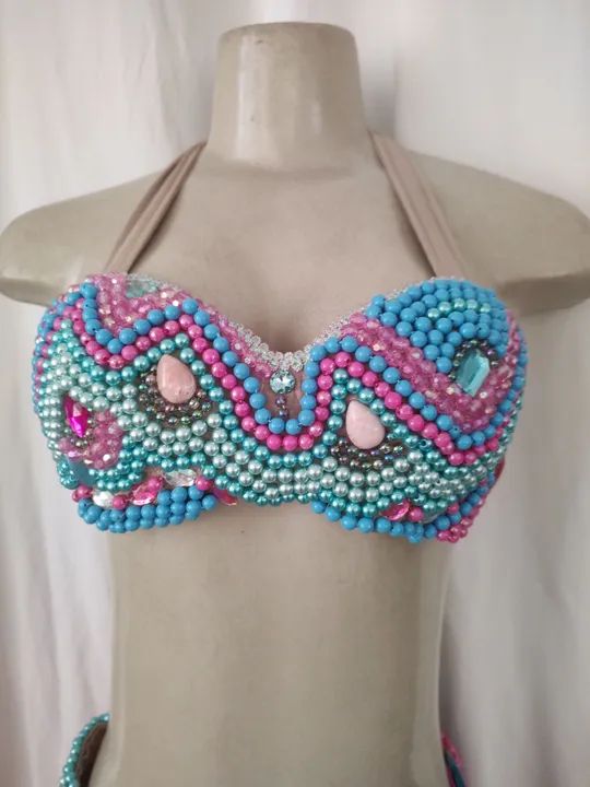 Belly Dance Costume Size 38/40 Pink