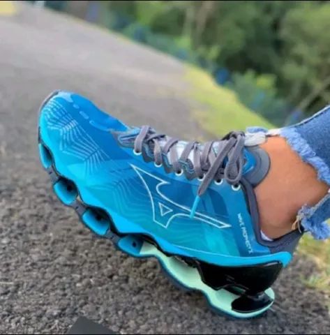 Queridinho do momento mizuno pro 11 s azul bebê  - Foto 2
