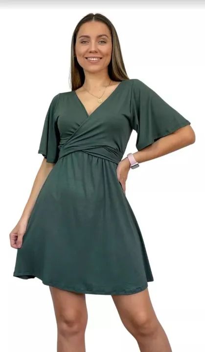Vestido 4 em 1 Multiformas Amamentação Gestante