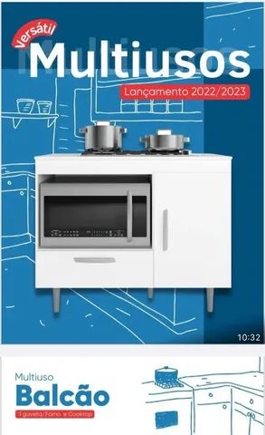 balçao multe uso para ckotop e micro-ondas  - Foto 5