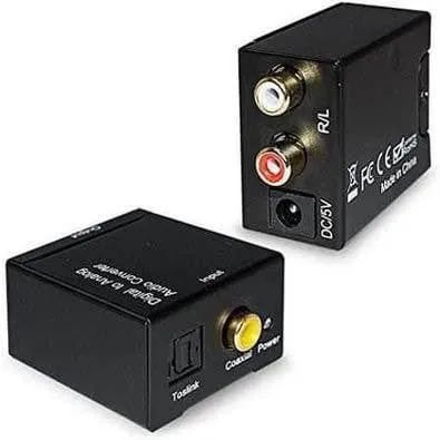 Conversor Audio Optico Digital Para Rca Analógico Completo - Foto 3