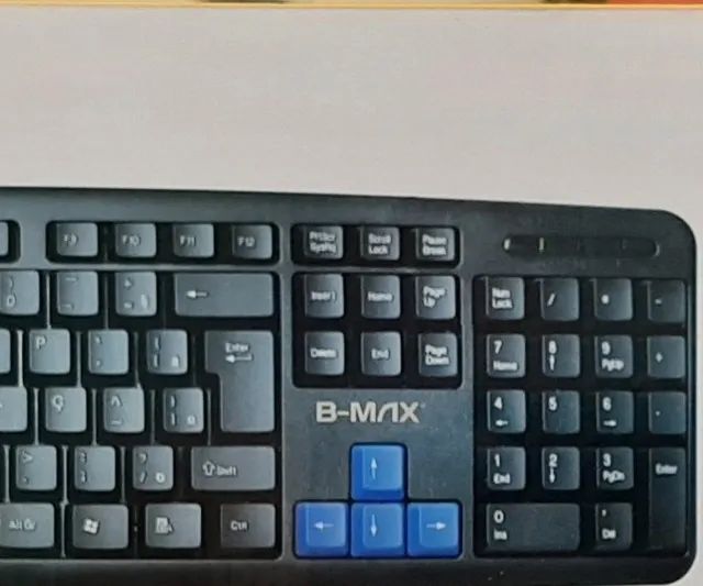 Teclado  c/  Fio   Super  Slim  B Max  !! Ergonômico . - Foto 2