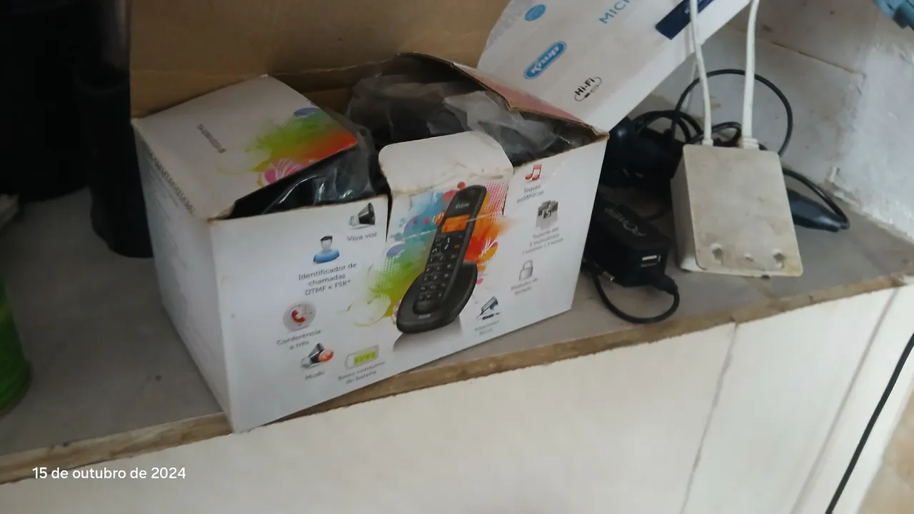 Telefone Fixo Elgin - Novo na Caixa
