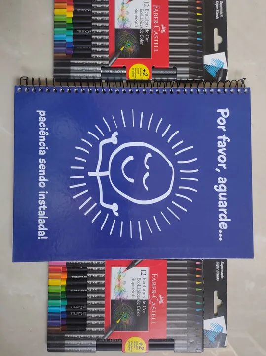 Kit caderno lápis Faber castell - Foto 3