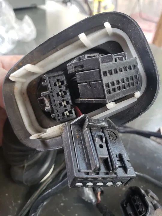 Chicote elétrico porta dianteira direita vw fox cross e space de 09 à 17 original  - Foto 3