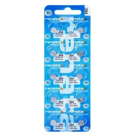 Pilhas Baterias 364, Relógio 1.55v Renata Sr622SW (Swiss Made) Original