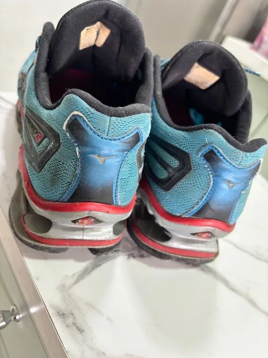 Tênis Mizuno Wave Prophecy 2 Azul RARIDADE  - Foto 3