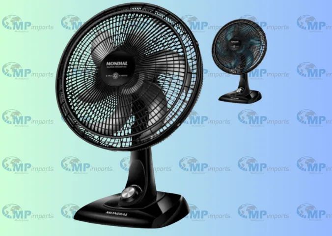 Loja MP Imports: Ventilador de Mesa 40cm Mondial Super Power VSP-40-B 6 Pás 3 Velocidades  - Foto 2