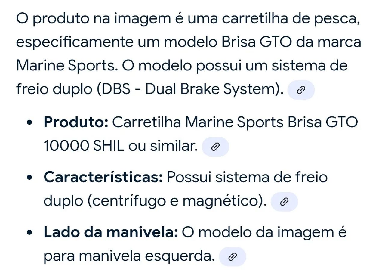 Carretilha Marine Sports Brisa GTO 1000 - Foto 3