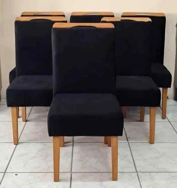  Cadeiras Estofadas e Reforçadas 100% Eucaliptos  - Foto 2