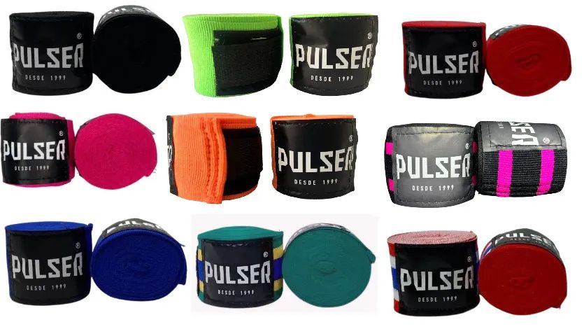 Par Bandagem 3 metros Pulser Muay Thai Boxe Kickboxing