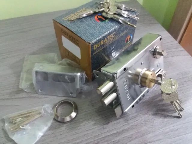 Fechadura De Portão com 10 chaves Tetra. - Foto 4