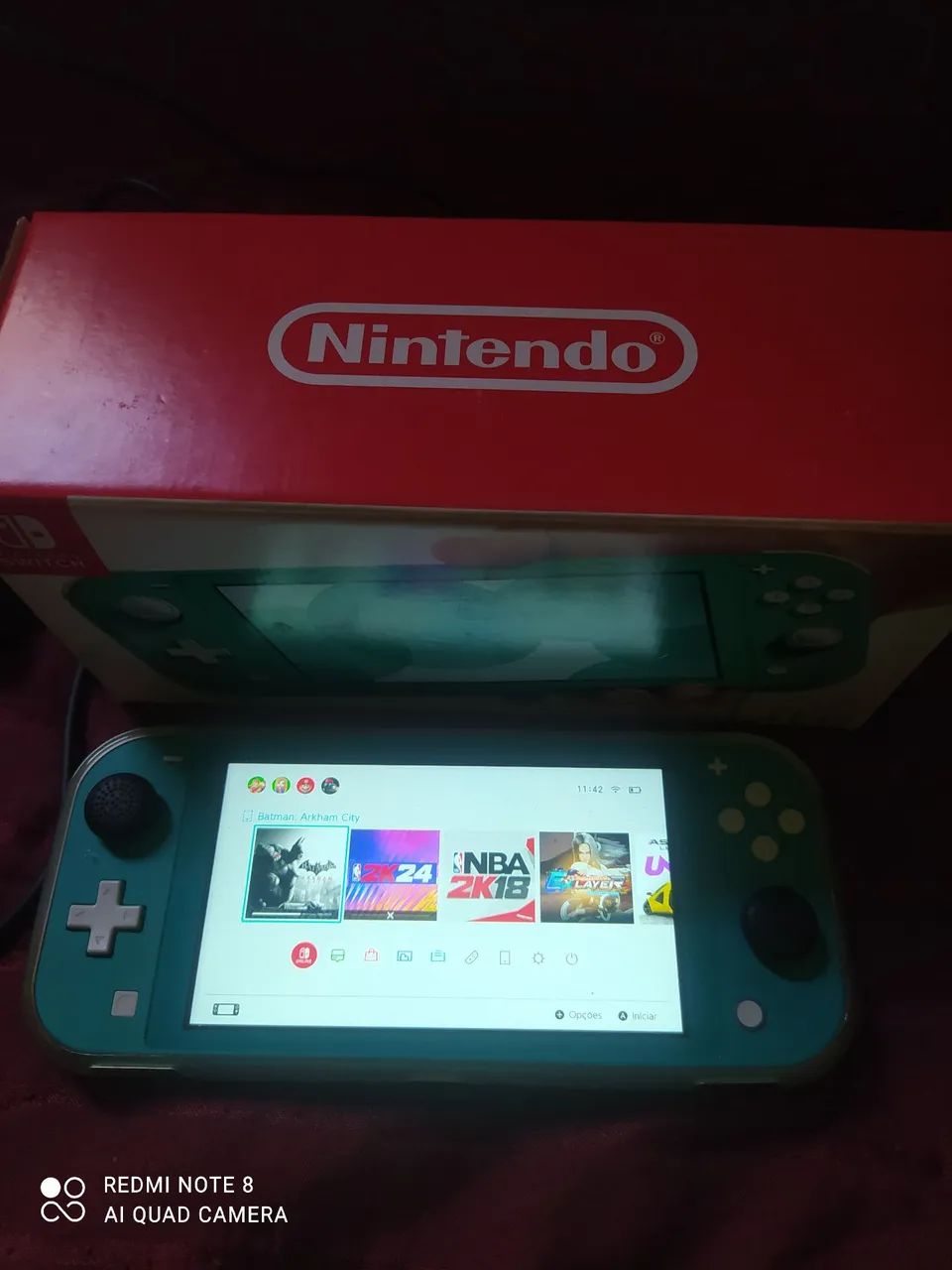 Nintendo Switch Lite - Turquesa - Novo - Foto 3