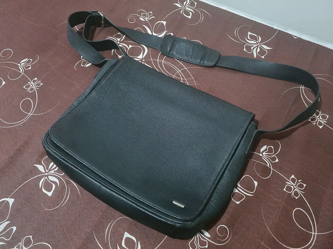 Bolsa carteiro Brooksfield em couro (para documentos e notebook)