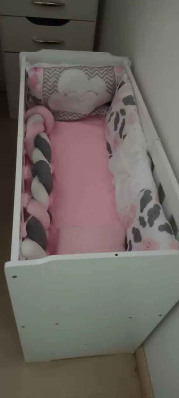 Mini berço com kit berço