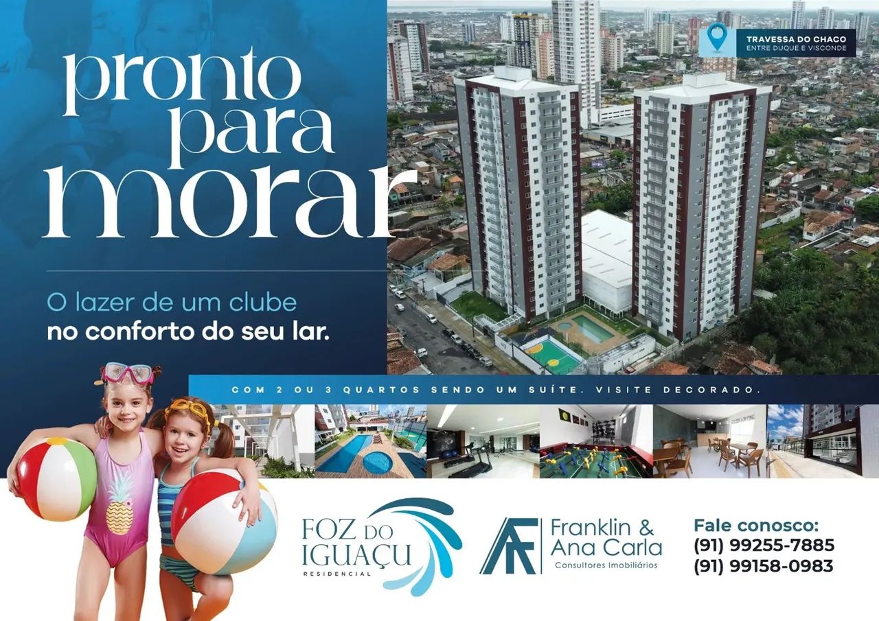 FOZ DO IGUAÇU, 90M2, PRONTO P/ MORAR, CUSTO E BENEFÍCIO DO MERCADO!!!