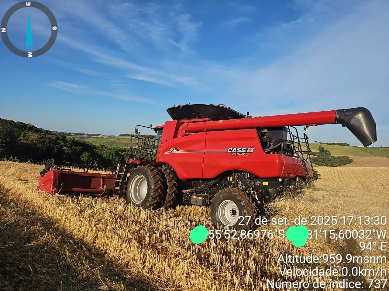 Colheitadeira CASE IH 6150 ano entrega 2021 - Foto 3