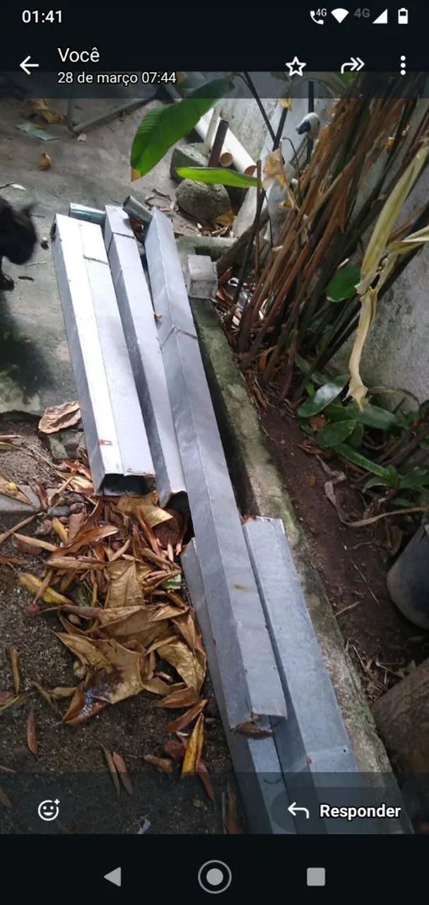 Total 7 Calhas de 1,5m - 200,00 tudo