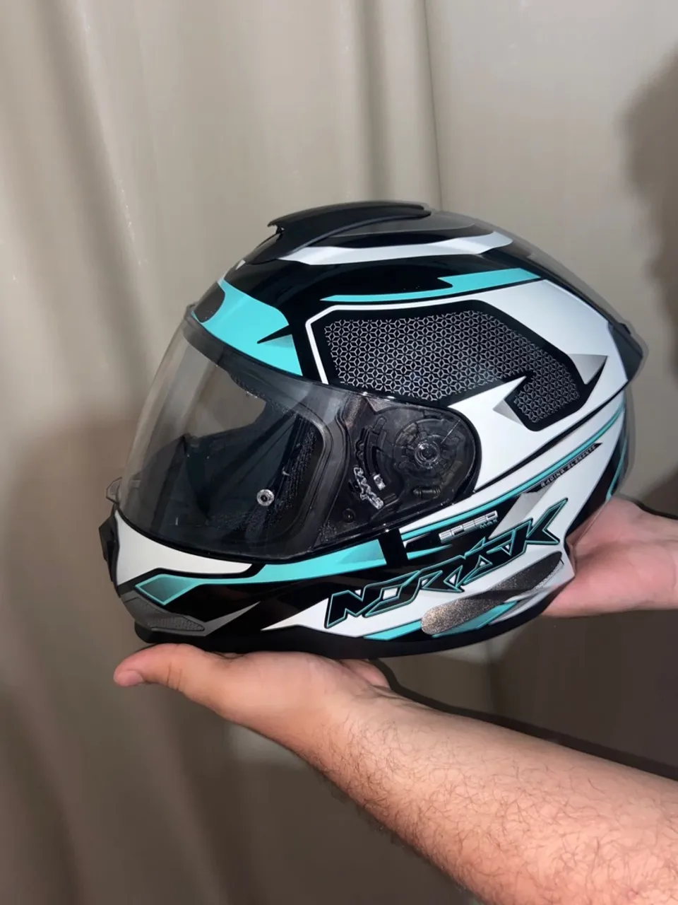 Capacete Norisk Fast Colors Azul e Branco