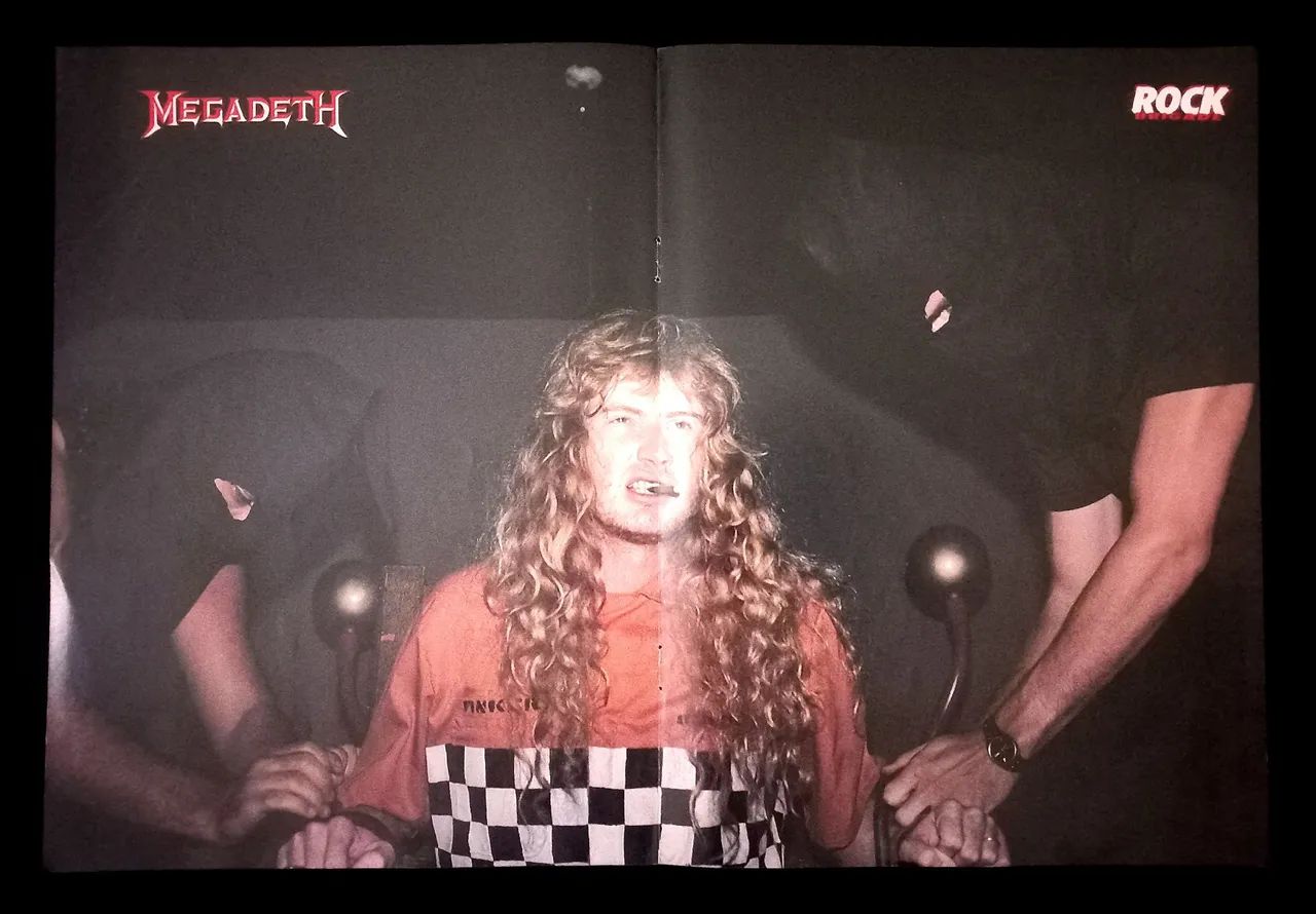 Lote 4 Posters Centrais Metal Thrash Death anos 80 e 90 - Foto 4