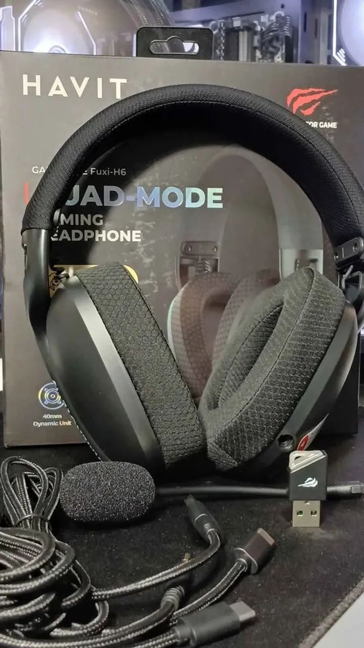 HEADSET GAMER PROFISSIONAL FUXI H3