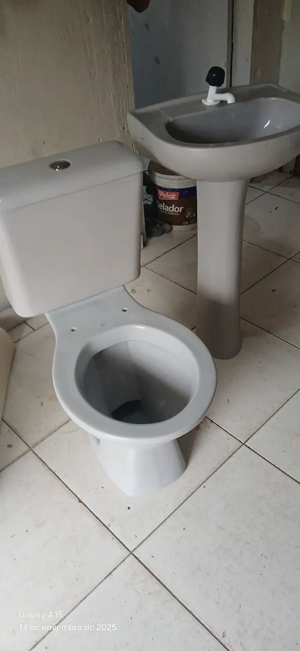 Vaso acoplado cinza - Foto 3