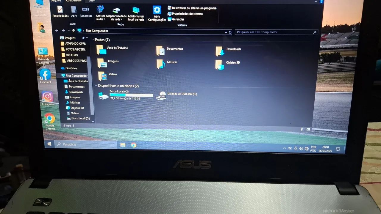 Notebook Asus X450C, com Core i5-3317U 1.70GHz, 10gb ram, ssd 120gb e tela 14" - Foto 5
