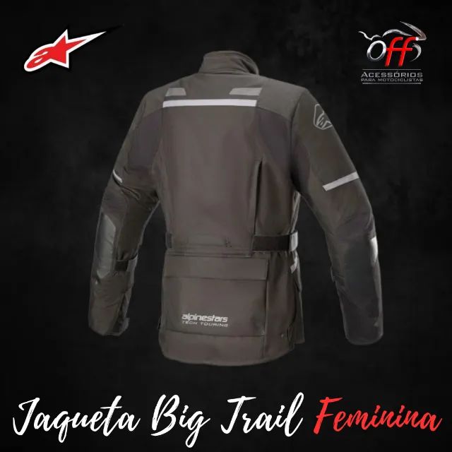 Jaqueta Feminina Motociclista Alpinestars 100% impermeável Peças