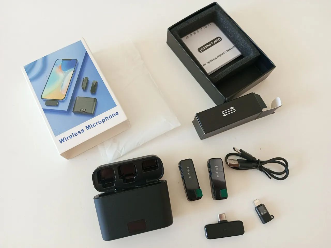 Mini microfone de lapela sem fio 2 - Foto 6