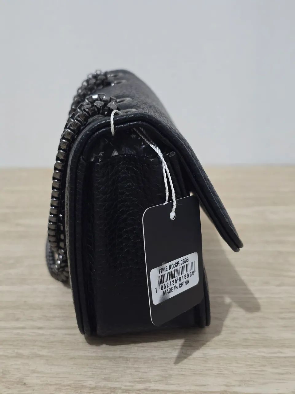 Bolsa Pequena de Ombro Feminina Preta - Foto 4