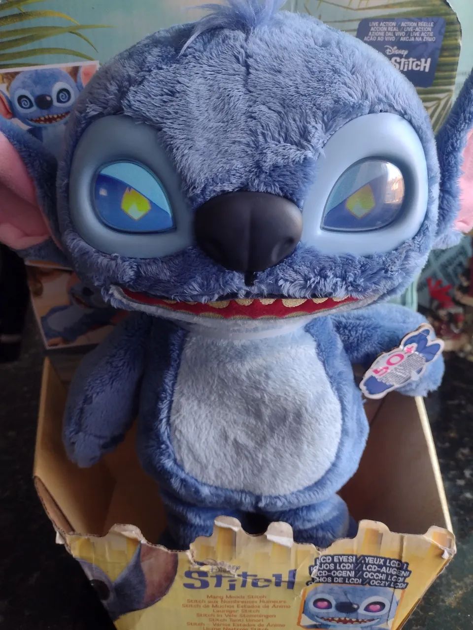 Pelúcia Stitch da Disney com olhos LCD - Foto 2