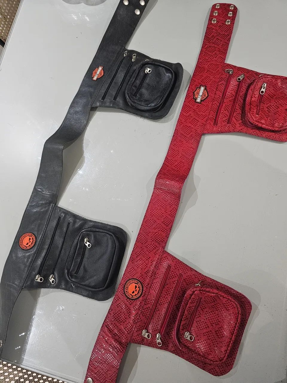 Bolsa de perna de Couro Harley Davidson