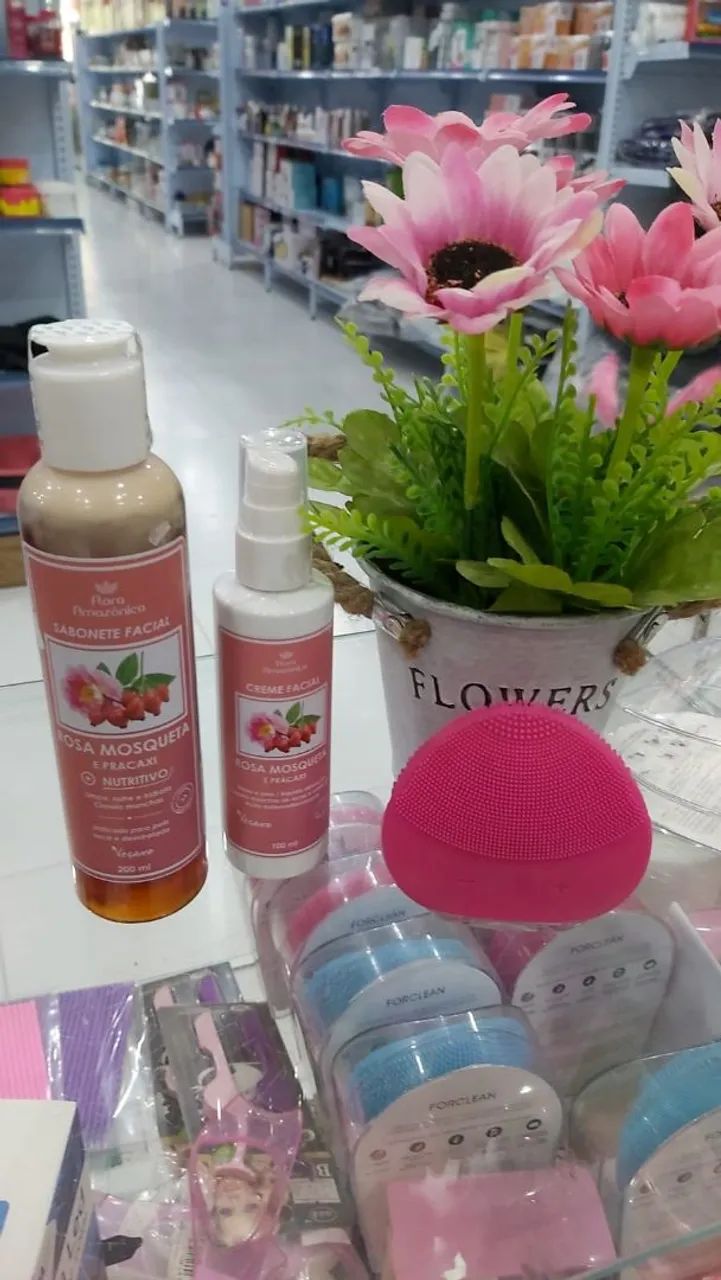 Kit Rosa Mosqueta para Pele - Sabonete e Creme Facial