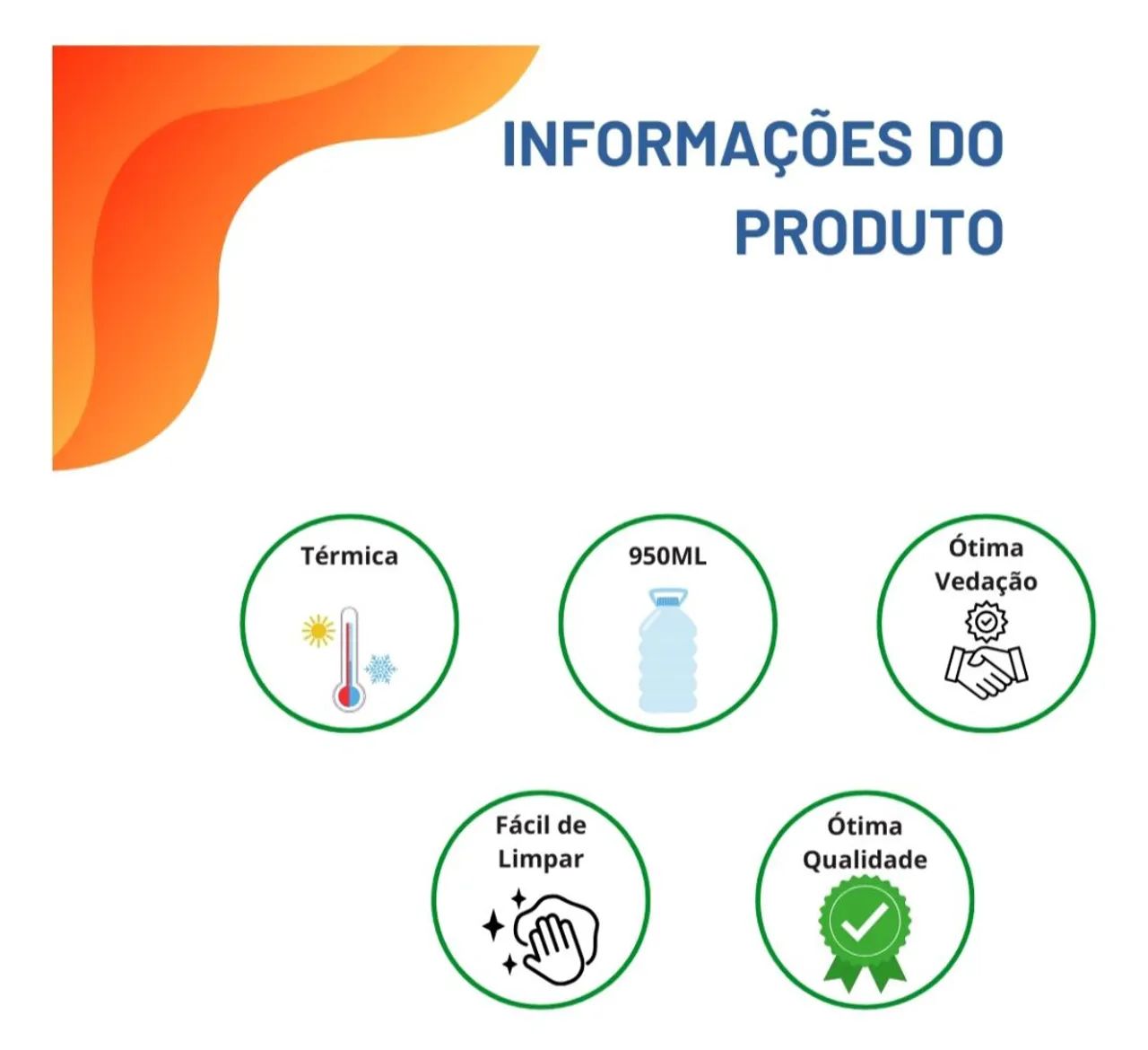 Garrafa Térmica de Aço Inox  - Foto 3