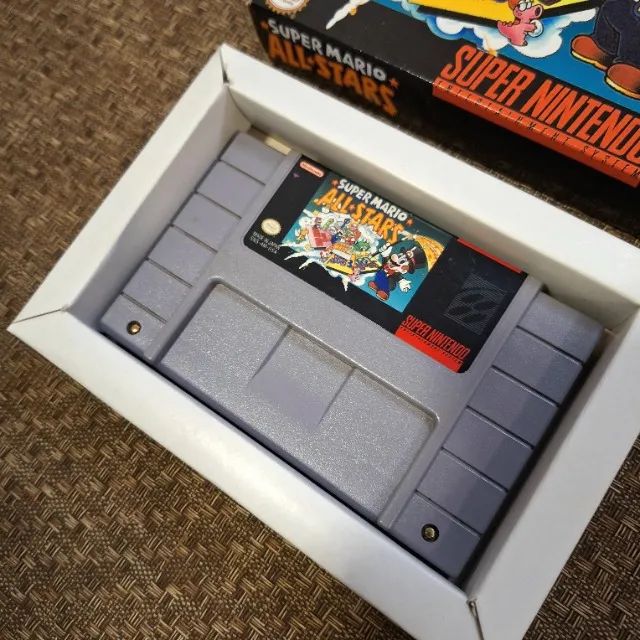 Super Mario All Stars Original Super Nintendo com Caixa Reprô - Foto 2