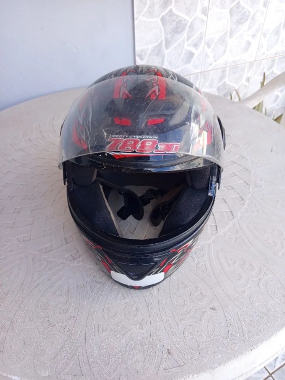 Capacete para motociclista