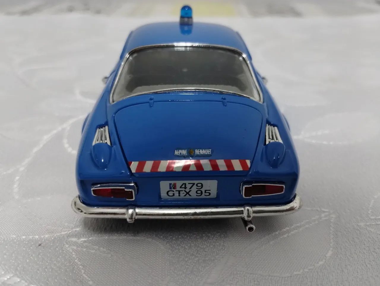 Miniatura Renault Alpine polícia 1/24 burago - Foto 3