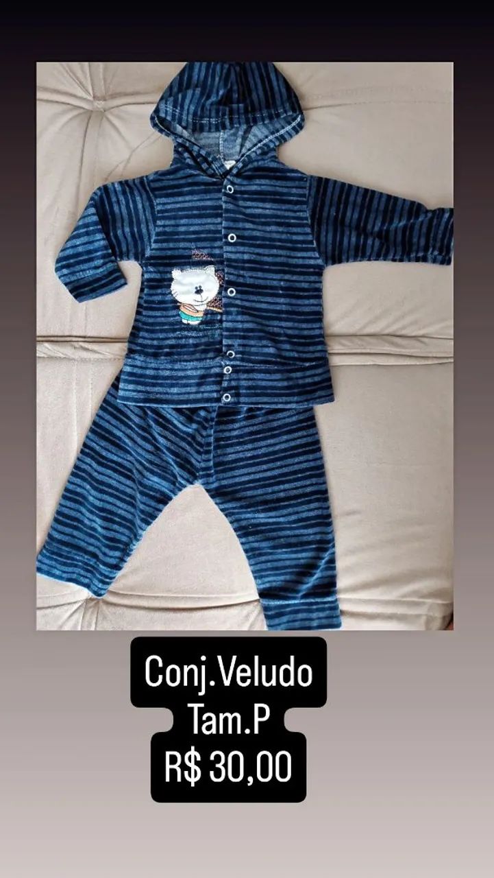 Roupa bebe menino RN a 12 - Foto 3