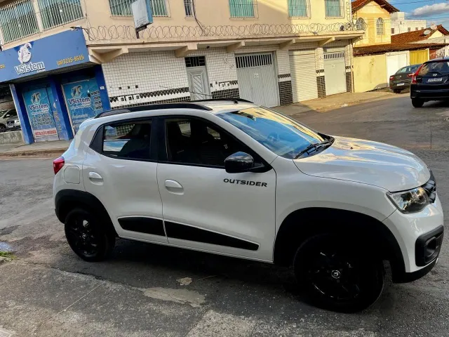 Kwid Outsider 1.0 completo! Ano 2021 com 2025 todo pago!