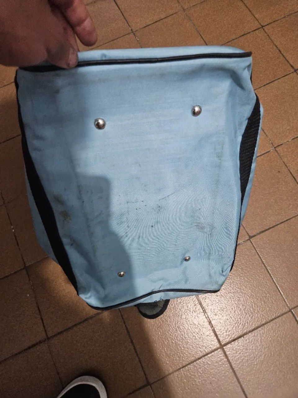 Mochila Vintage PAGINAS AMARELAS AZUL - Foto 4