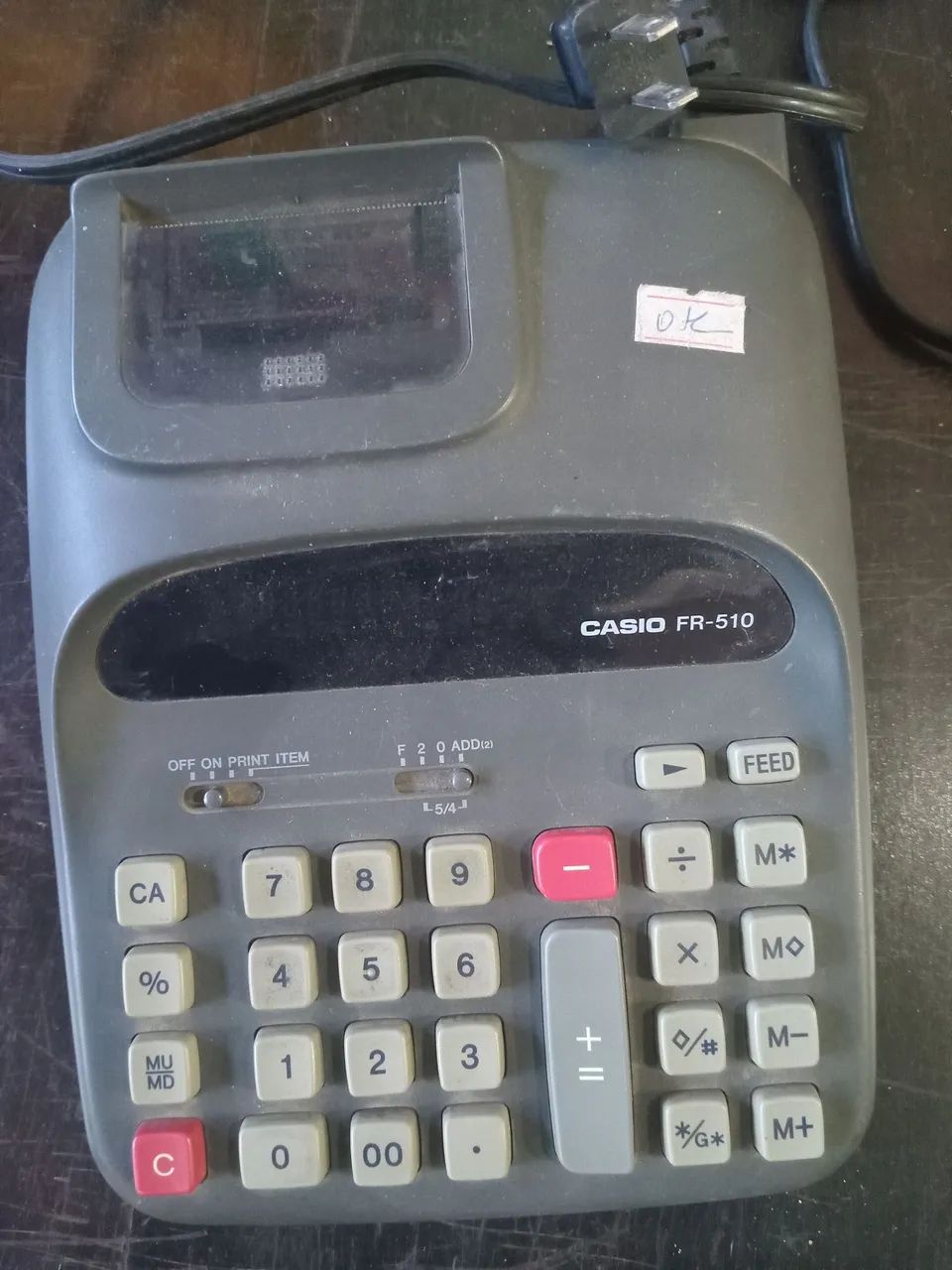 Calculadora com Impressora Casio FR-510 - Foto 2