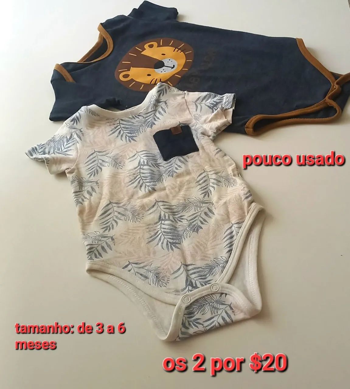 Roupas de bebês pouco usadas- 3 a 6 Meses - Foto 3