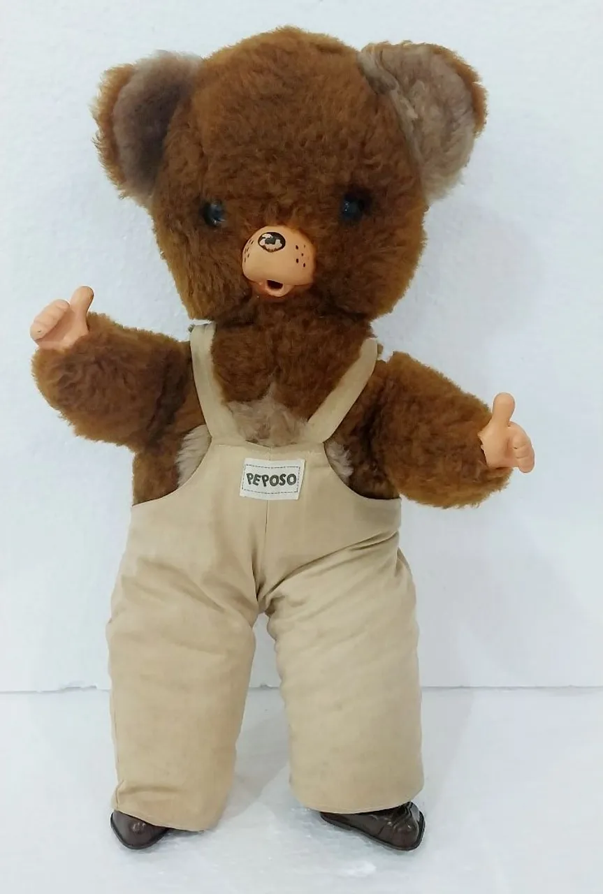 Antigo Urso de Pelúcia Peposo - raridade