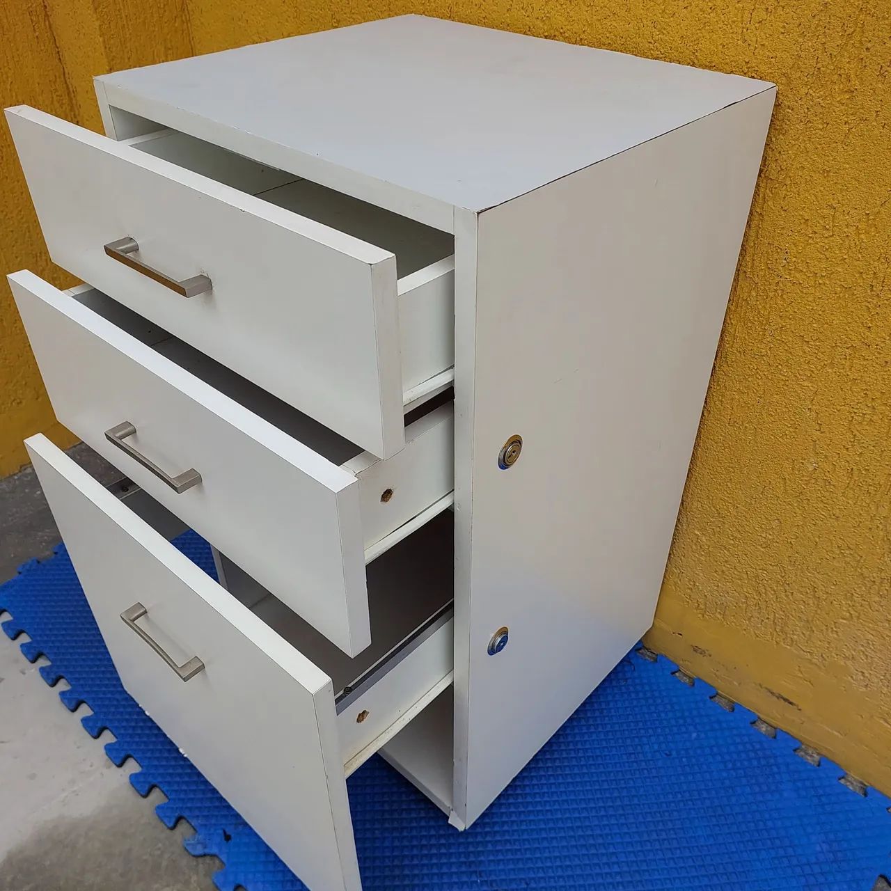 Gaveteiro-branco-3 gavetas - Foto 4