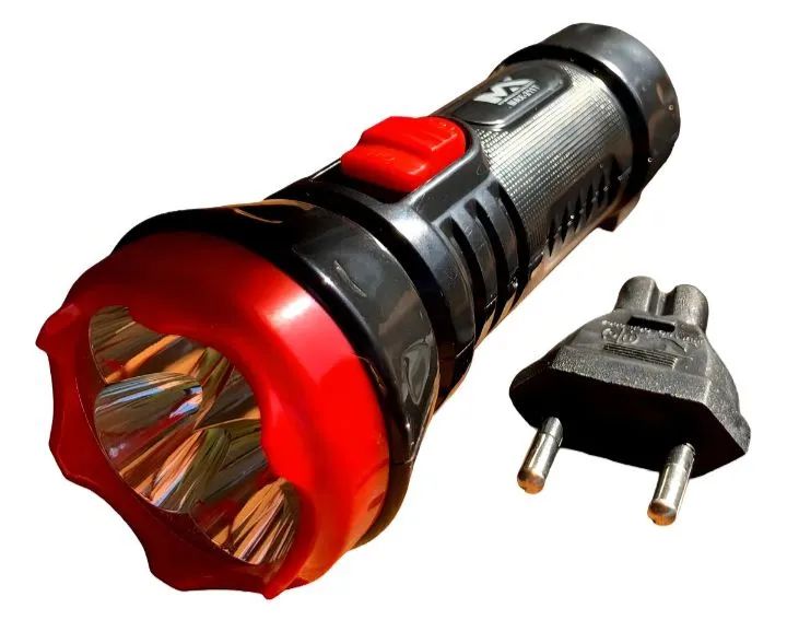 Lanterna Maximidia 4 leds para camping e pesca RECARREGÁVEL E BIVOLT  - Foto 2