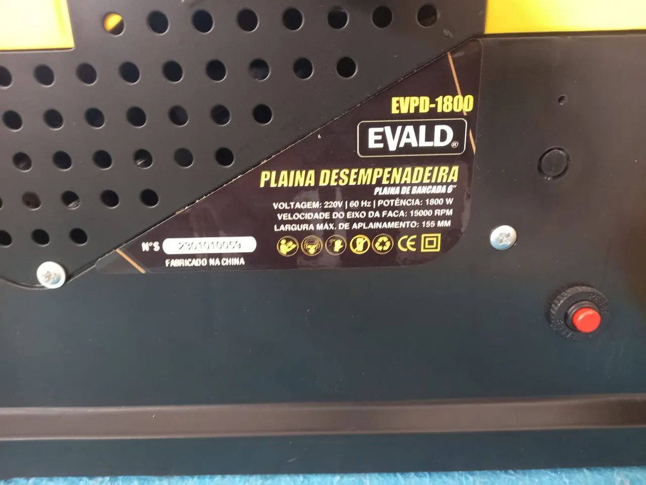 Plaina Elétrica 220V 82mm...novíssima...vendo ou troco por algo do meu interesse.  - Foto 3