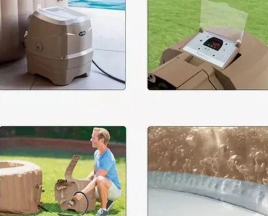 Hidromassagem Inflável para Relaxar em Casa - Foto 2